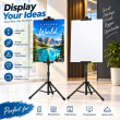 Universal Advertising Display Stand | Adjustable Tripod Promotional Stand | Portable Sign Board &amp; Poster Display Holder for Events, Shops &amp; Exhibitions | iCare