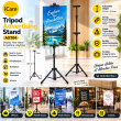 Universal Advertising Display Stand | Adjustable Tripod Promotional Stand | Portable Sign Board &amp; Poster Display Holder for Events, Shops &amp; Exhibitions | iCare