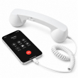 Retro Phone Handset with Type-C Connector | Wired Mobile Phone Receiver &amp; Microphone | C-Port Handset for Smartphones | Volume Control, Hands-Free Calling &amp; Comfortable Network Phone Receiver | iCare