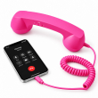Retro Phone Handset with Type-C Connector | Wired Mobile Phone Receiver &amp; Microphone | C-Port Handset for Smartphones | Volume Control, Hands-Free Calling &amp; Comfortable Network Phone Receiver | iCare