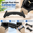 Google Pixel Watch 41mm Metal Watch Strap Connector to any 20mm Strap Adapter Connector | Secure Lock Replacement Lug| iCare