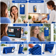 Universal 25-Suction Silicone Phone Holder | Suction Cup Mount with Bracket | Waterproof Non-Slip Sticky Phone Grip | iCare