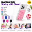 Universal 25-Suction Silicone Phone Holder | Suction Cup Mount with Bracket | Waterproof Non-Slip Sticky Phone Grip | iCare