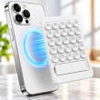 Magnetic Suction Phone Stand with 25 Reusable Silicone Vacuum Suckers | Washable Magnetic Phone Holder | Hands-Free Mobile Stand| iCare 