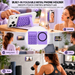 Magnetic Suction Phone Stand with 25 Reusable Silicone Vacuum Suckers | Washable Magnetic Phone Holder | Hands-Free Mobile Stand| iCare 