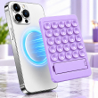 Magnetic Suction Phone Stand with 25 Reusable Silicone Vacuum Suckers | Washable Magnetic Phone Holder | Hands-Free Mobile Stand| iCare 