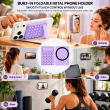 Magnetic Suction Phone Stand with 25 Reusable Silicone Vacuum Suckers | Washable Magnetic Phone Holder | Hands-Free Mobile Stand| iCare 