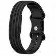 Soft Silicone Sport Strap Compatible for Google Fitbit Smartwatch | Breathable Lightweight Sweat-Resistant Replacement Wristband | Flexible Secure Buckle Band for Fitness, Sports, Sleep &amp; Daily Wear | iCare