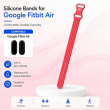 Soft Silicone Sport Strap Compatible for Google Fitbit Smartwatch | Breathable Lightweight Sweat-Resistant Replacement Wristband | Flexible Secure Buckle Band for Fitness, Sports, Sleep &amp; Daily Wear | iCare