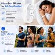 Soft Silicone Sport Strap Compatible for Google Fitbit Smartwatch | Breathable Lightweight Sweat-Resistant Replacement Wristband | Flexible Secure Buckle Band for Fitness, Sports, Sleep &amp; Daily Wear | iCare