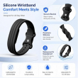 Soft Silicone Sport Strap Compatible for Google Fitbit Smartwatch | Breathable Lightweight Sweat-Resistant Replacement Wristband | Flexible Secure Buckle Band for Fitness, Sports, Sleep &amp; Daily Wear | iCare