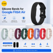 Soft Silicone Sport Strap Compatible for Google Fitbit Smartwatch | Breathable Lightweight Sweat-Resistant Replacement Wristband | Flexible Secure Buckle Band for Fitness, Sports, Sleep &amp; Daily Wear | iCare