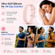Soft Silicone Sport Strap Compatible for Google Fitbit Smartwatch | Breathable Lightweight Sweat-Resistant Replacement Wristband | Flexible Secure Buckle Band for Fitness, Sports, Sleep &amp; Daily Wear | iCare