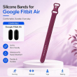 Soft Silicone Sport Strap Compatible for Google Fitbit Smart Band | Breathable Lightweight Sweat-Resistant Replacement Wristband | Flexible Secure Buckle Band for Fitness, Sports, Sleep &amp; Daily Wear | iCare