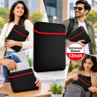 Universal Reversible Laptop Sleeve| Dual-Sided Protective Case with Mouse Pad Function | Zipperless Waterproof Slim Fit Cover for Work, Office &amp; Travel | iCare