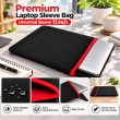 Universal Reversible Laptop Sleeve| Dual-Sided Protective Case with Mouse Pad Function | Zipperless Waterproof Slim Fit Cover for Work, Office &amp; Travel | iCare