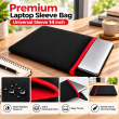 Universal Reversible Laptop Sleeve| Dual-Sided Protective Case with Mouse Pad Function | Zipperless Waterproof Slim Fit Cover for Work, Office &amp; Travel | iCare
