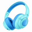 boAt Sailor Play Kids Wireless Headphones with 40mm Drivers, Up to 60 Hours Playback, 85dB Safe Volume Limiter, Bluetooth Connectivity, Type-C Charging, Lightweight Design &amp; Soft Cushioned Earcups for Children (Shark Blue) | iCare