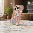 iPhone 14 Pro Max Glitter Flower Diamond Case, 3D Rhinestone Floral Phone Cover for Women &amp; Girls, Slim Shockproof Bling Case for Weddings, Parties &amp; Festive