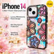 iPhone 14 Glitter Flower Diamond Case, 3D Rhinestone Floral Phone Cover for Women &amp; Girls, Slim Shockproof Bling Case for Weddings, Parties &amp; Festive