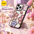 iPhone 14 Pro Glitter Flower Diamond Case, 3D Rhinestone Floral Phone Cover for Women &amp; Girls, Slim Shockproof Bling Case for Weddings, Parties &amp; Festive