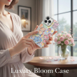 iPhone 14 Pro Max Glitter Flower Diamond Case, 3D Rhinestone Floral Phone Cover for Women &amp; Girls, Slim Shockproof Bling Case for Weddings, Parties &amp; Festive