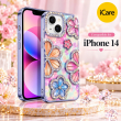iPhone 14 Glitter Flower Diamond Case, 3D Rhinestone Floral Phone Cover for Women &amp; Girls, Slim Shockproof Bling Case for Weddings, Parties &amp; Festive