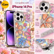 iPhone 14 Pro Glitter Flower Diamond Case, 3D Rhinestone Floral Phone Cover for Women &amp; Girls, Slim Shockproof Bling Case for Weddings, Parties &amp; Festive