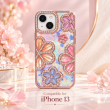 iPhone 13 Glitter Flower Diamond Case, 3D Rhinestone Floral Phone Cover for Women &amp; Girls, Slim Shockproof Protective Case for Parties, Weddings &amp; Festive