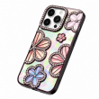 iPhone 13 Pro Max Glitter Flower Diamond Case, 3D Rhinestone Floral Phone Cover for Women &amp; Girls, Slim Shockproof Protective Case for Parties, Weddings &amp; Festive