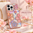 iPhone 13 Pro Glitter Flower Diamond Case, 3D Rhinestone Floral Phone Cover for Women &amp; Girls, Slim Shockproof Protective Case for Parties, Weddings &amp; Festive