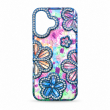 iPhone 16 Glitter Flower Diamond Case, Luxury 3D Rhinestone Floral Phone Cover, Slim Shockproof Bling Case for Weddings, Bridal Events &amp; Festivals