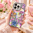 iPhone 16 Pro Max Glitter Flower Diamond Case, Luxury 3D Rhinestone Floral Phone Cover, Slim Shockproof Bling Case for Weddings, Bridal Events &amp; Festivals
