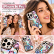 iPhone 16 Pro Glitter Flower Diamond Case, Luxury 3D Rhinestone Floral Phone Cover, Slim Shockproof Bling Case for Weddings, Bridal Events &amp; Festivals