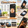 MagSafe Rugged Heat Dissipation Case For 18 Pro Max, Magnetic Shockproof Protective Cover, Cooling Design, Slim Fit &amp; Wireless Charging Support, iCare 