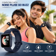 Silicone TPU Replacement Strap For Noise Pulse Go and Buzz Smartwatch, Soft Water-Resistant Wristband, Lightweight Sweat-Resistant Sports Band for Men and Women, iCare 