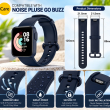 Silicone TPU Replacement Strap For Noise Pulse Go and Buzz Smartwatch, Soft Water-Resistant Wristband, Lightweight Sweat-Resistant Sports Band for Men and Women, iCare 
