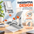 Gadget Cleaning Kit with Foldable Mobile Phone Stand, Multi-Function Electronics Cleaning Tools for Smartphone, Keyboard, Earbuds, Laptop, Screen &amp; Charging Case, iCare