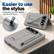Apple iPhone Duo Foldable Phone Case, Shockproof Protective Cover with Integrated Stylus Holder, Multi-Angle Kickstand, Metal Camera Lens Protector and Full Hinge Protection, iCare