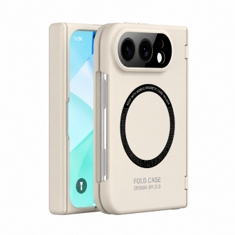 Apple iPhone Duo Foldable Phone Case, Magnetic Hinge Full-Cover Protective Cover with Wireless Charging Support, Camera Lens Protection, Anti-Drop Shockproof, iCare