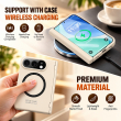 Apple iPhone Duo Foldable Phone Case, Magnetic Hinge Full-Cover Protective Cover with Wireless Charging Support, Camera Lens Protection, Anti-Drop Shockproof, iCare