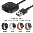 FitBit Versa 3/ 4 USB Charger Cable Charging Cord &ndash; Replacement USB Cable (Black) | iCare