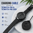 Ticwatch Pro Universal Replacement Smartwatch Charging Cable Charger Adapter Black | iCare