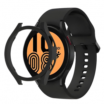 Samsung Watch 4 (40mm) Soft TPU Full Protection Case Cover for Samsung Smart Watch (Flexible | Silicone | Black) | iCare