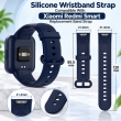 Redmi Watch 2 Lite Silicone TPU Replacement Wristband Smart Watch Waterproof Strap Compatible for Redmi Watch 2 Lite Watch (Dark Green) | iCare