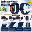 Redmi Watch 2 Lite Silicone TPU Replacement Wristband Smart Watch Waterproof Strap Compatible for Redmi Watch 2 Lite Watch (Dark Green) | iCare