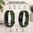 Realme Smart Band 1 Strap | Silicone TPU Waterproof Replacement Watch Band &ndash; Dark Green | iCare