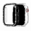 Apple iWatch 8 Ultra (49mm) Sparkling, Protective Tempered Glass Case Included, Crystal Diamond, Apple Watch Cover, Full Protective Case for Women &ndash; Black | Amlee