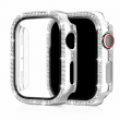 Apple iWatch 8 Ultra (49mm) Sparkling, Protective Tempered Glass Case Included, Crystal Diamond, Apple Watch Cover, Full Protective Case for Women &ndash; Silver | Amlee