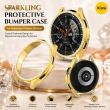 Samsung 4 Classic (46mm) Sparkling, Protective Bumper Case, Crystal Diamond, Samsung 4 Classic Watch Protective Cover for Women &ndash; Golden | Amlee
